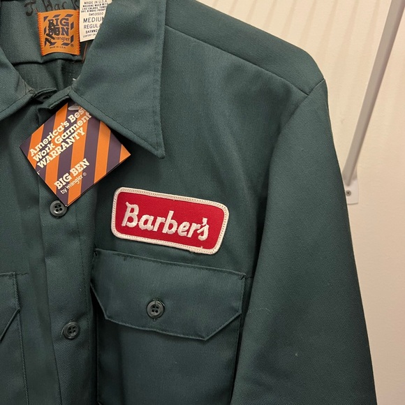 RARE Vintage Barber’s Milk Work Shirt - Never Worn - Size Medium - Made in USA - Picture 2 of 9